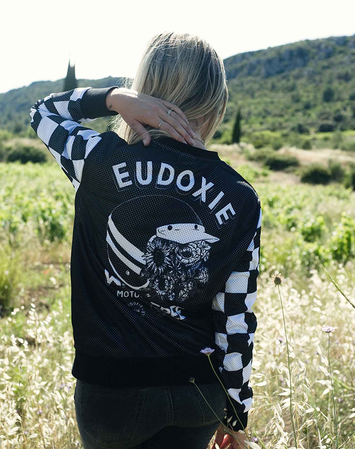 eudoxie-bonnie-jersey-moto-femme-racing-respirant image 2