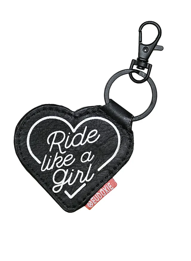 eudoxie-ride-like-a-girl-porte-cl-cuir-coeur image 1