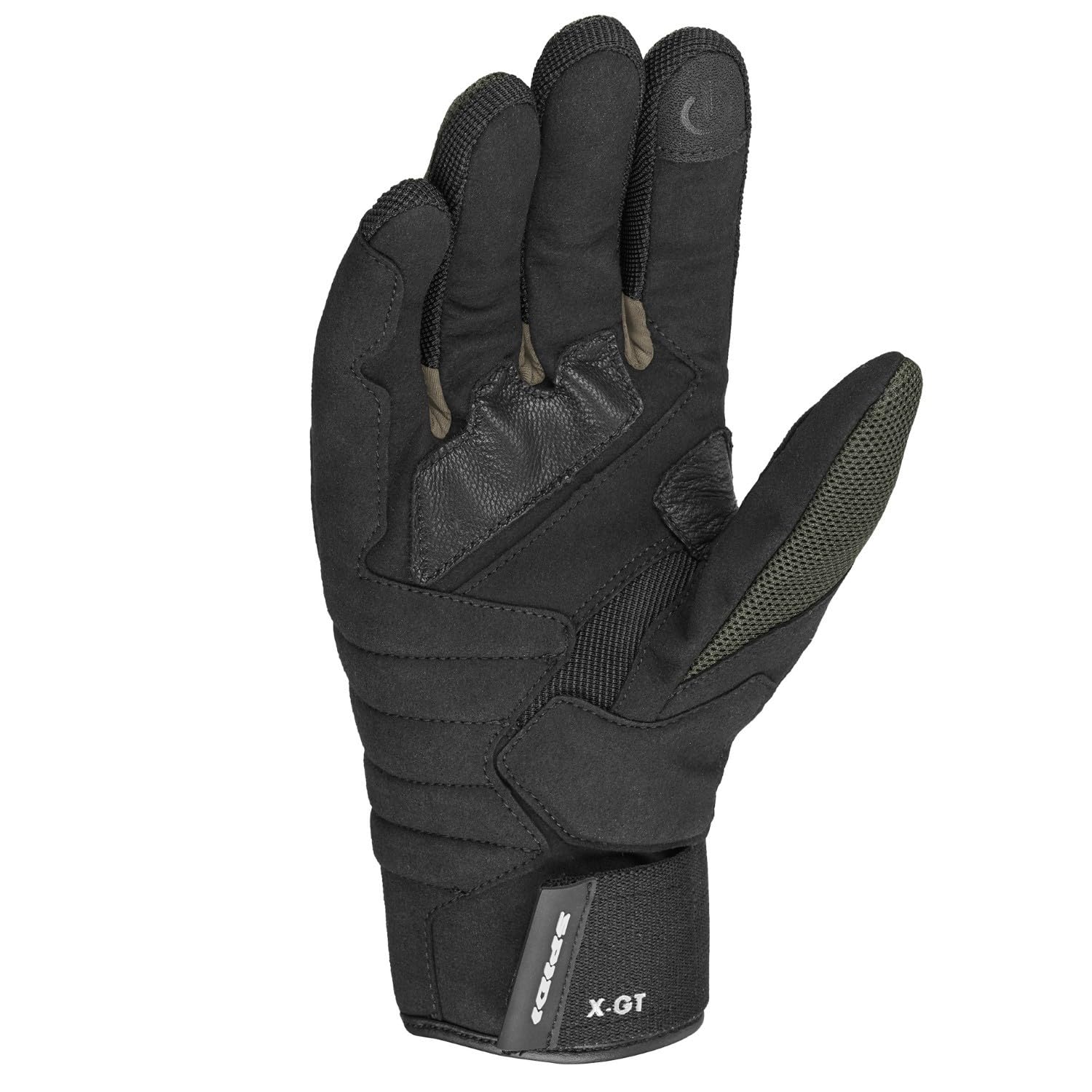 spidi-x-gt-gants-moto-cuir-noir-olive-tactile-homme image 2