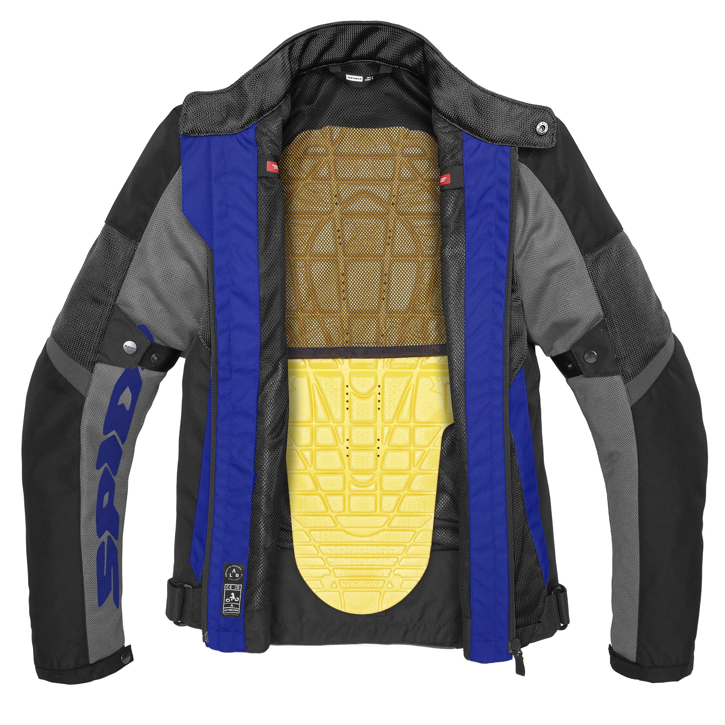 spidi-tek-net-veste-moto-mesh-noir-m-l-homme-ventil-e image 4