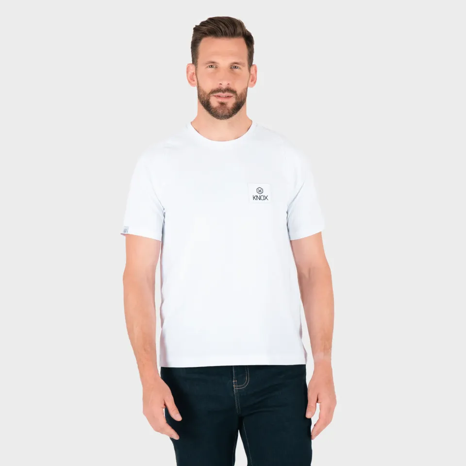 knox-woven-patch-t-shirt-blanc-coton image 1