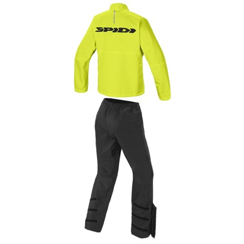 spidi-rain-sport-rain-kit-ensemble-pluie-moto-m-noir-jaune image 6