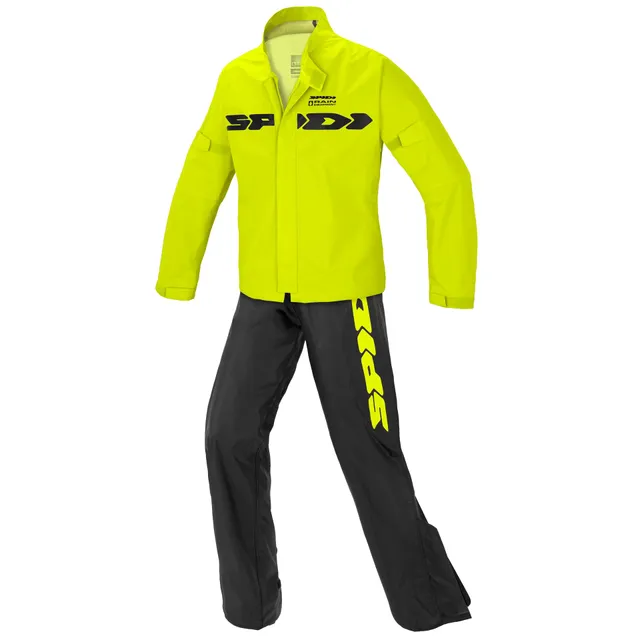 spidi-rain-sport-rain-kit-ensemble-pluie-moto-m-noir-jaune image 1