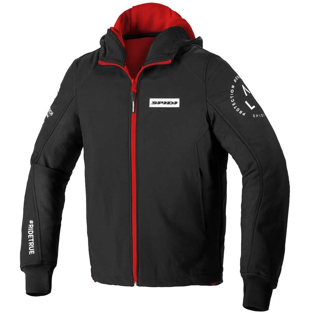 spidi-hoodie-armor-evo-sweat-moto-noir-xl-avec-protections image 7
