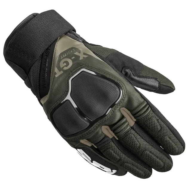 spidi-x-gt-gants-moto-cuir-noir-olive-tactile-homme image 1