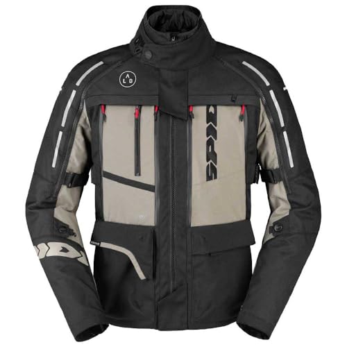spidi-4-season-v3-veste-moto-textile-gris-beige-2xl-h2out image 8