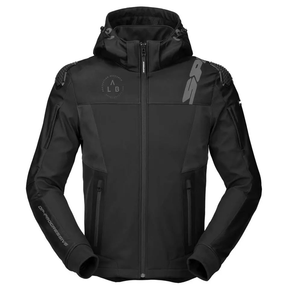 spidi-warrior-hoodie-moto-sweat-noir-taille-s-l-ger image 1