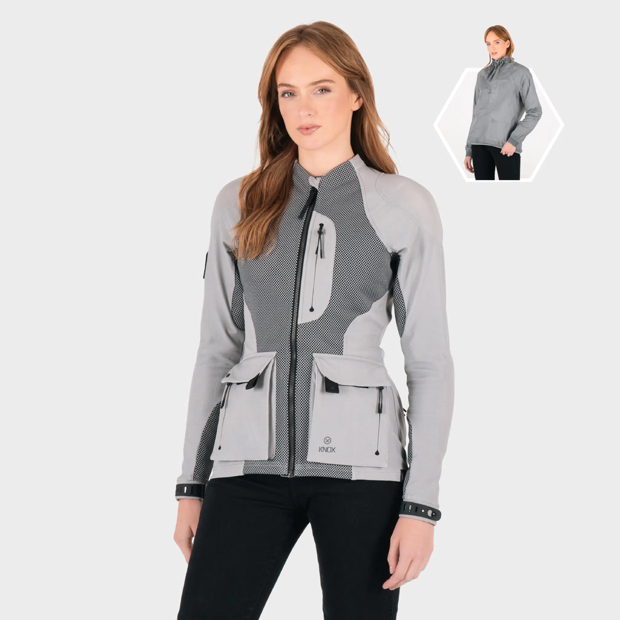 knox-tor-duo-chemise-moto-femme-blind-e-shell image 1