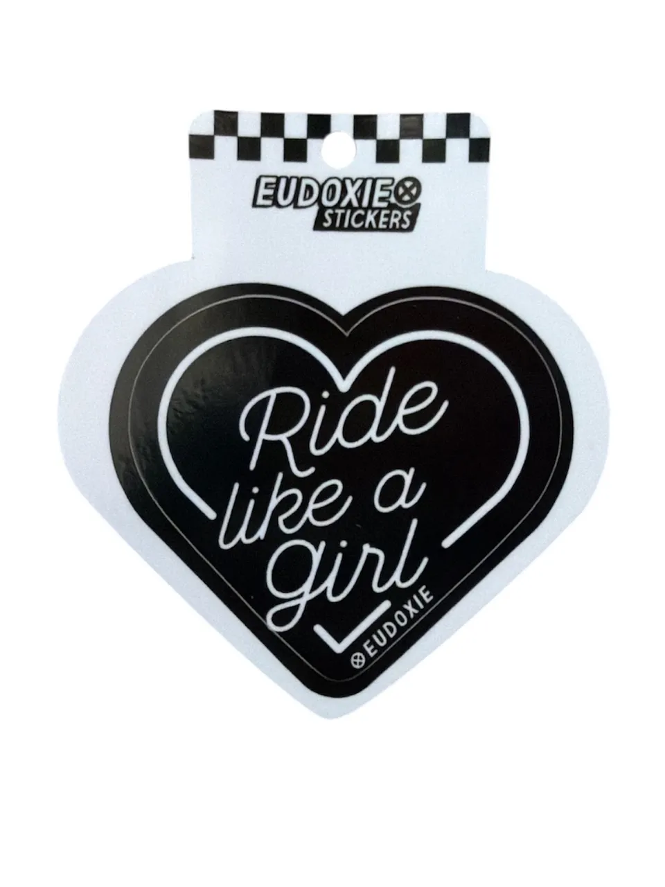 eudoxie-stickers-ride-like-a-girl-autocollant-waterproof image 1