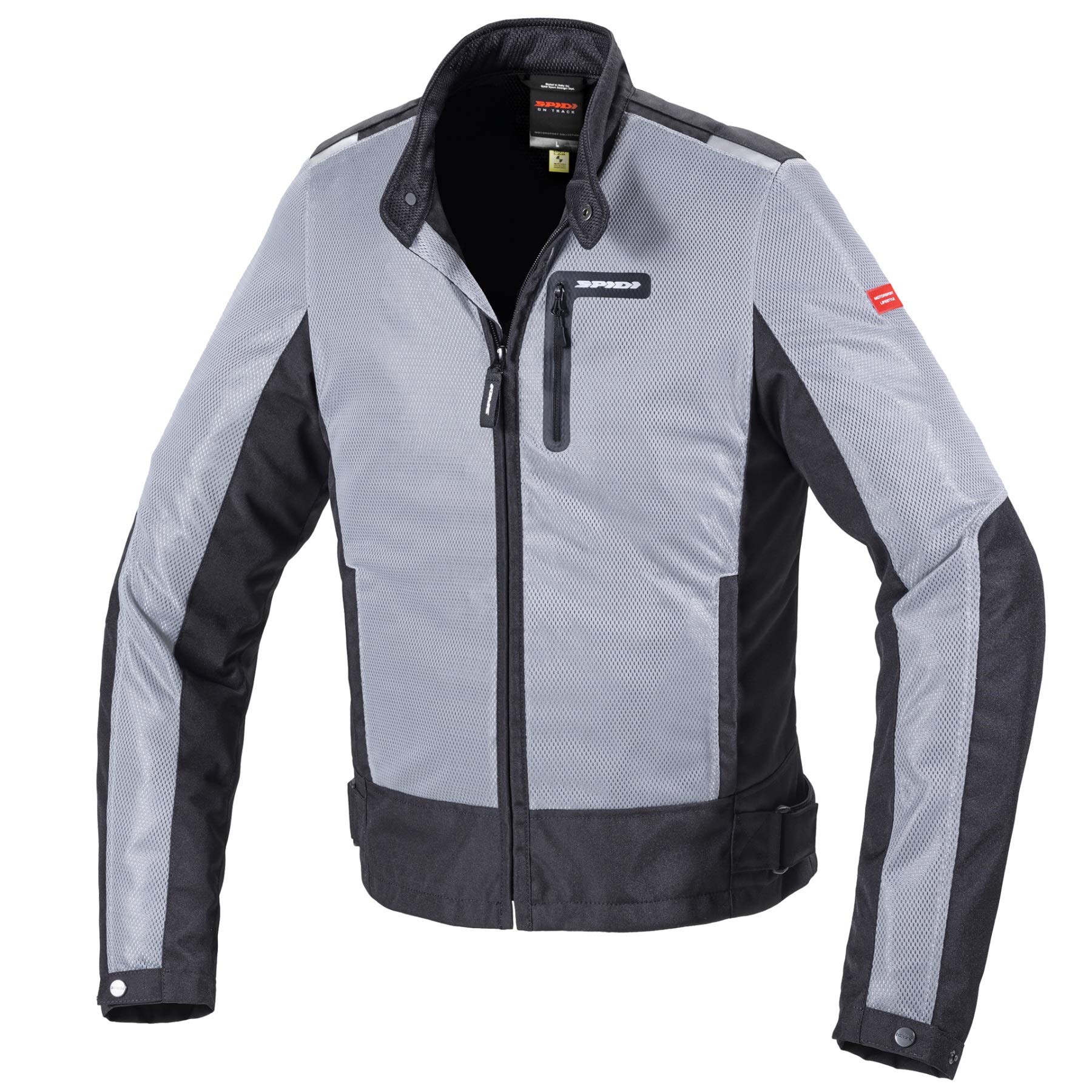 spidi-solar-net-blouson-moto-noir-gris-xxl image 1