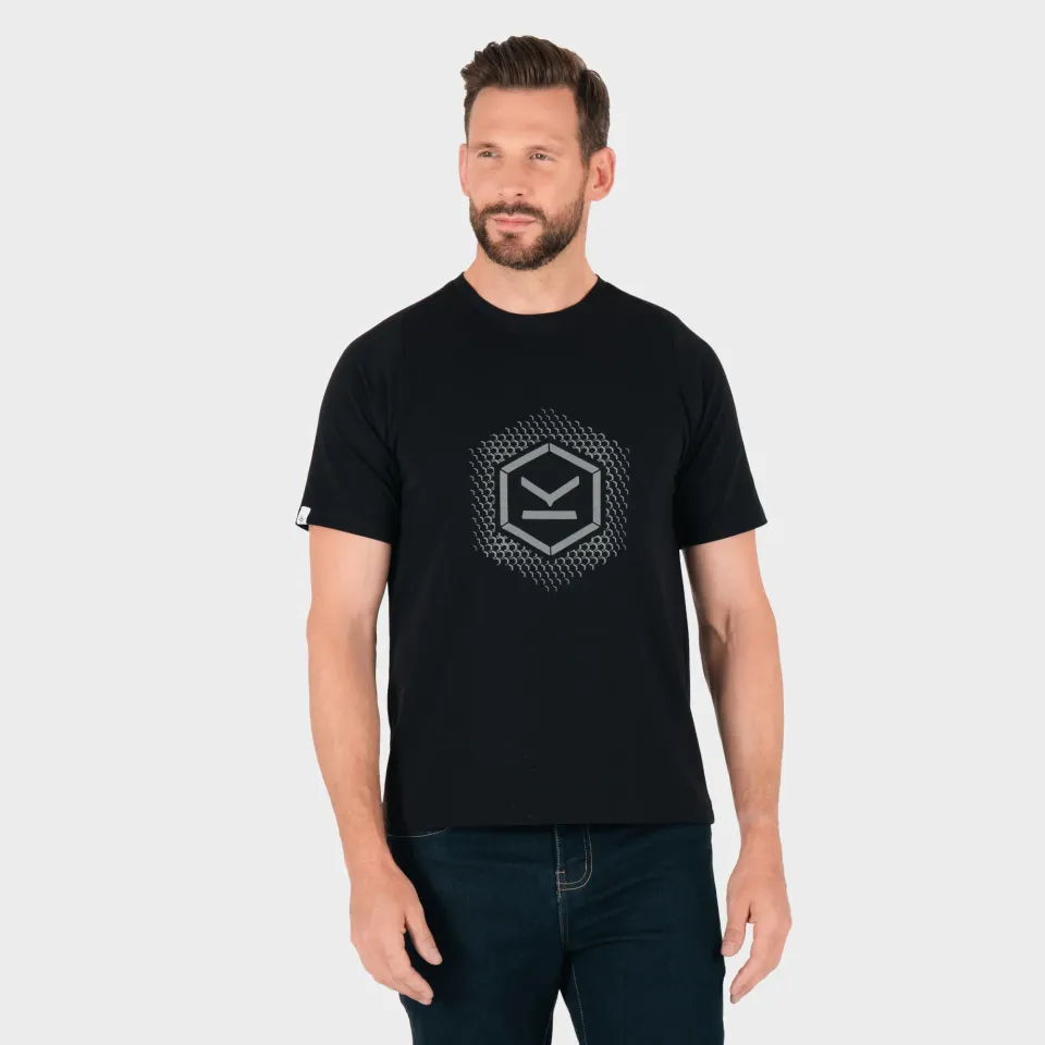 knox-reflect-t-shirt-moto-noir-r-fl-chissant image 1