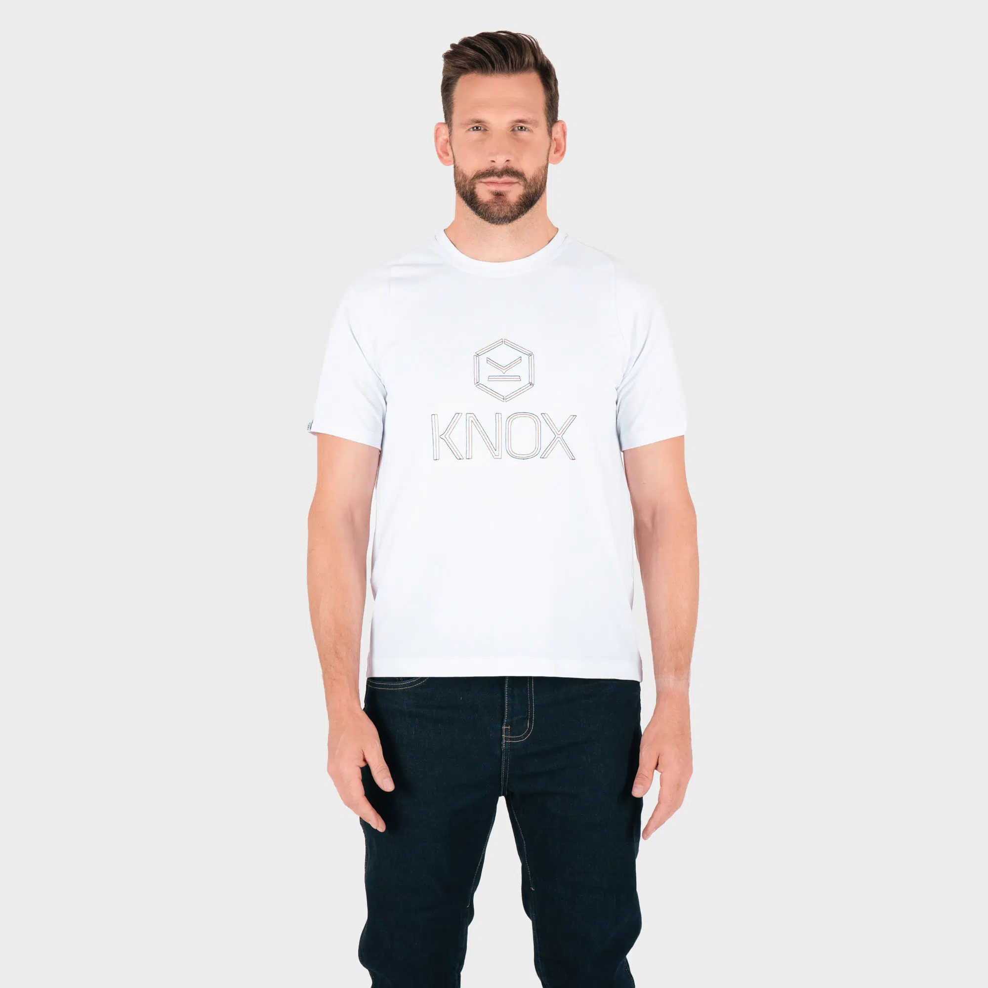 knox-embroidery-t-shirt-moto-coton-noir image 1