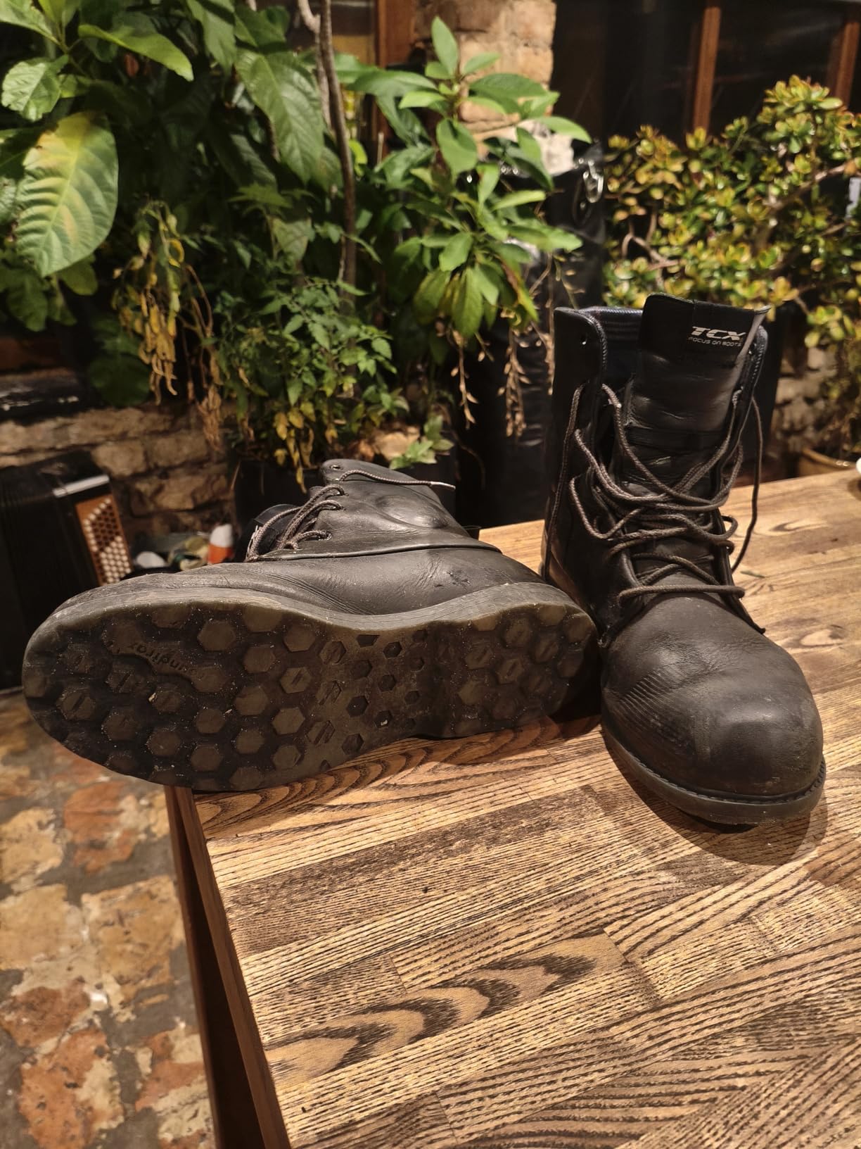 Cuir patiné