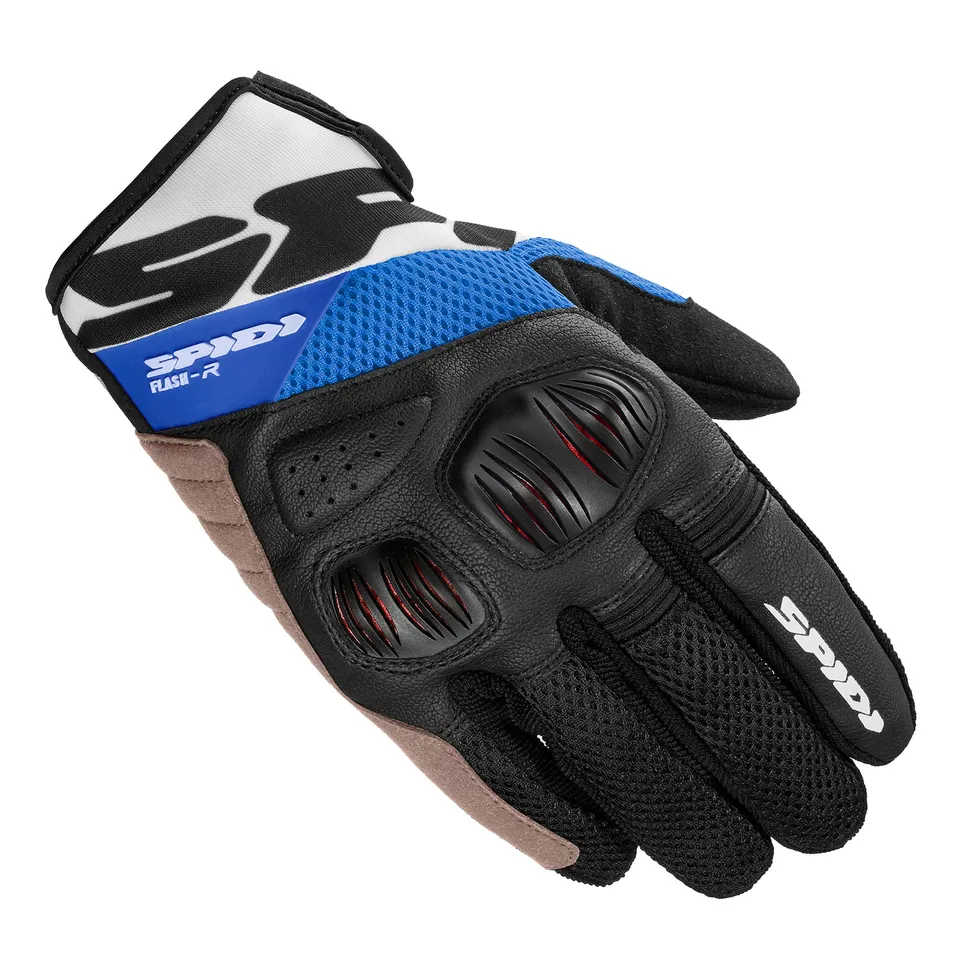 spidi-flash-r-evo-gants-moto-bleu-et-noir-xxl-respirant image 1