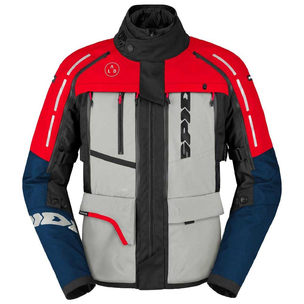 spidi-4-season-v3-veste-moto-textile-gris-beige-2xl-h2out image 5