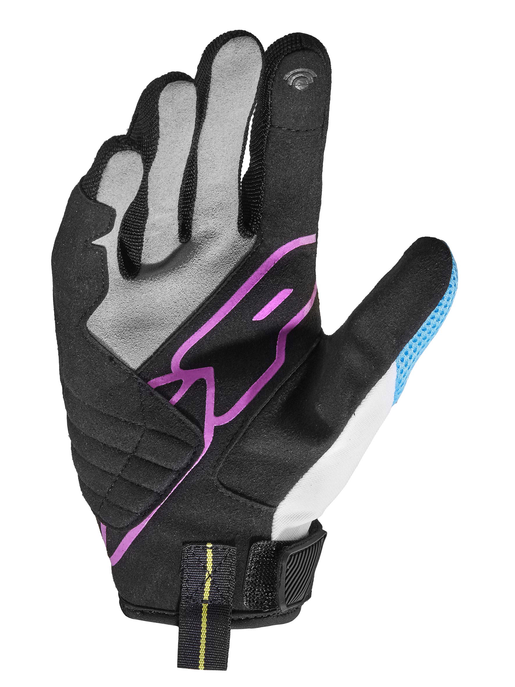 spidi-flash-r-evo-lady-gants-moto-ete-femme-noir-tactile image 2