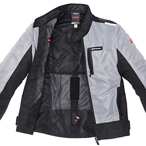 spidi-solar-net-blouson-moto-noir-gris-xxl image 4