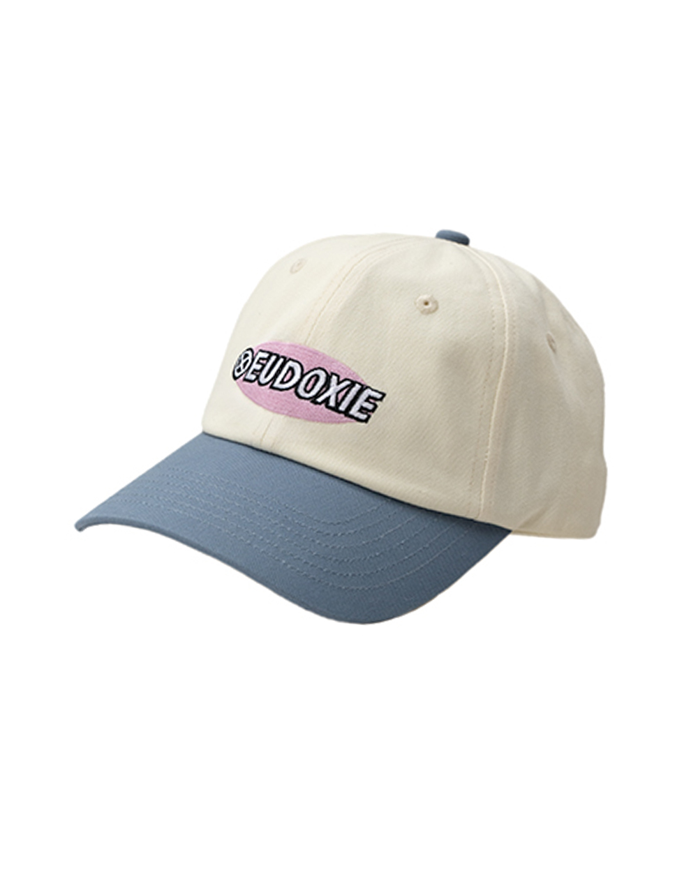 eudoxie-power-casquette-femme-bleu-cr-me-r-glable image 1