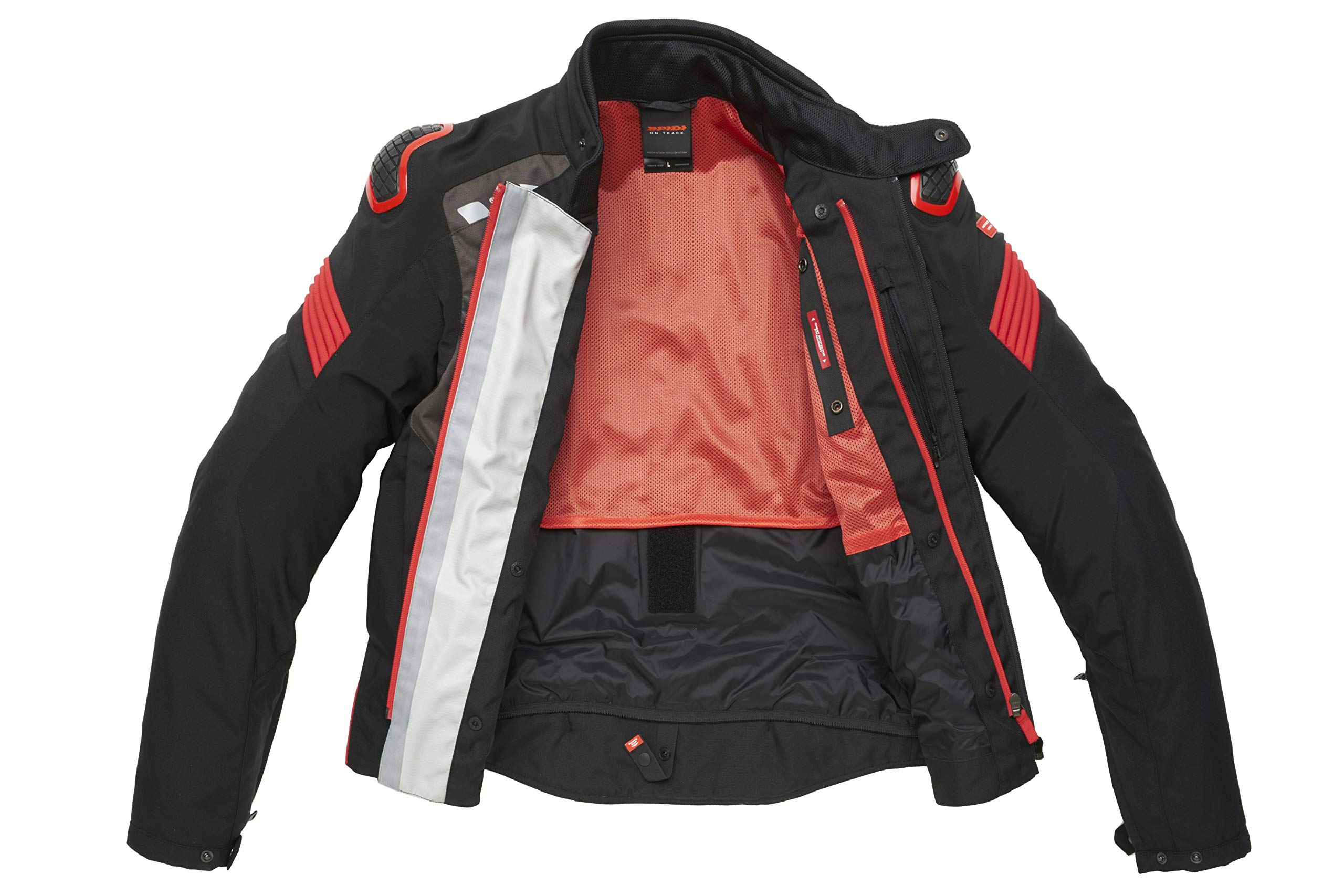 spidi-sport-warrior-h2out-warrior-blouson-rouge-3xl image 3