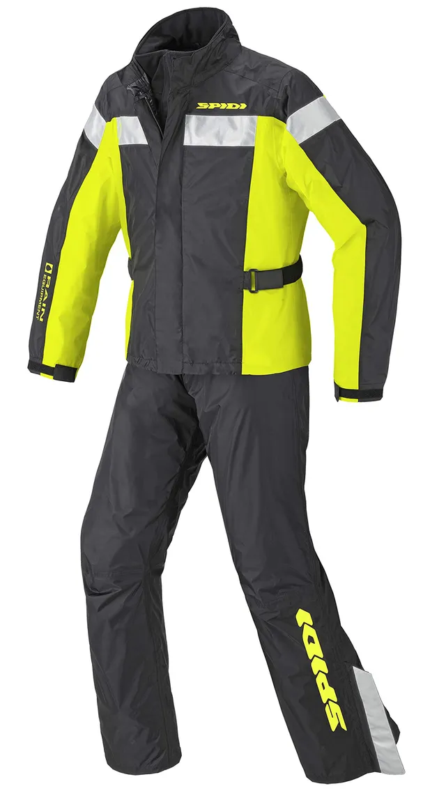 spidi-touring-rain-kit-combinaison-pluie-moto-jaune-l image 1