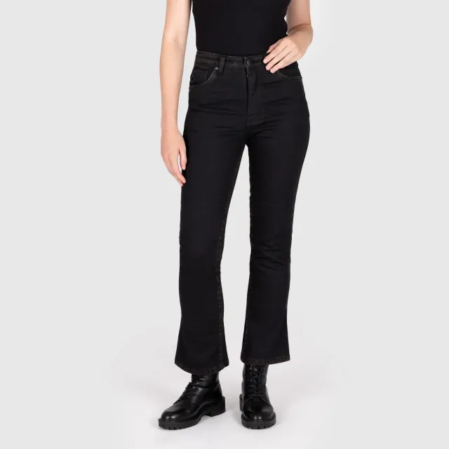 knox-cartmel-kick-flare-jean-moto-femme-vas image 1