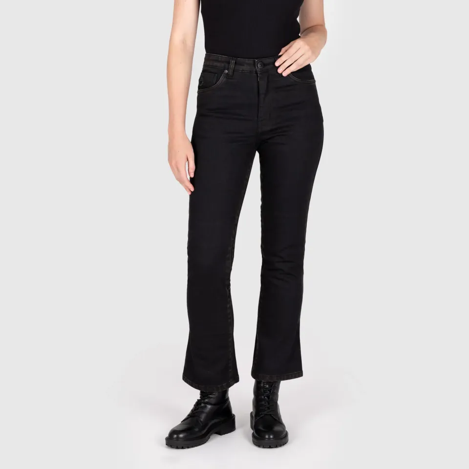 knox-cartmel-kick-flare-jean-moto-femme-vas image 1