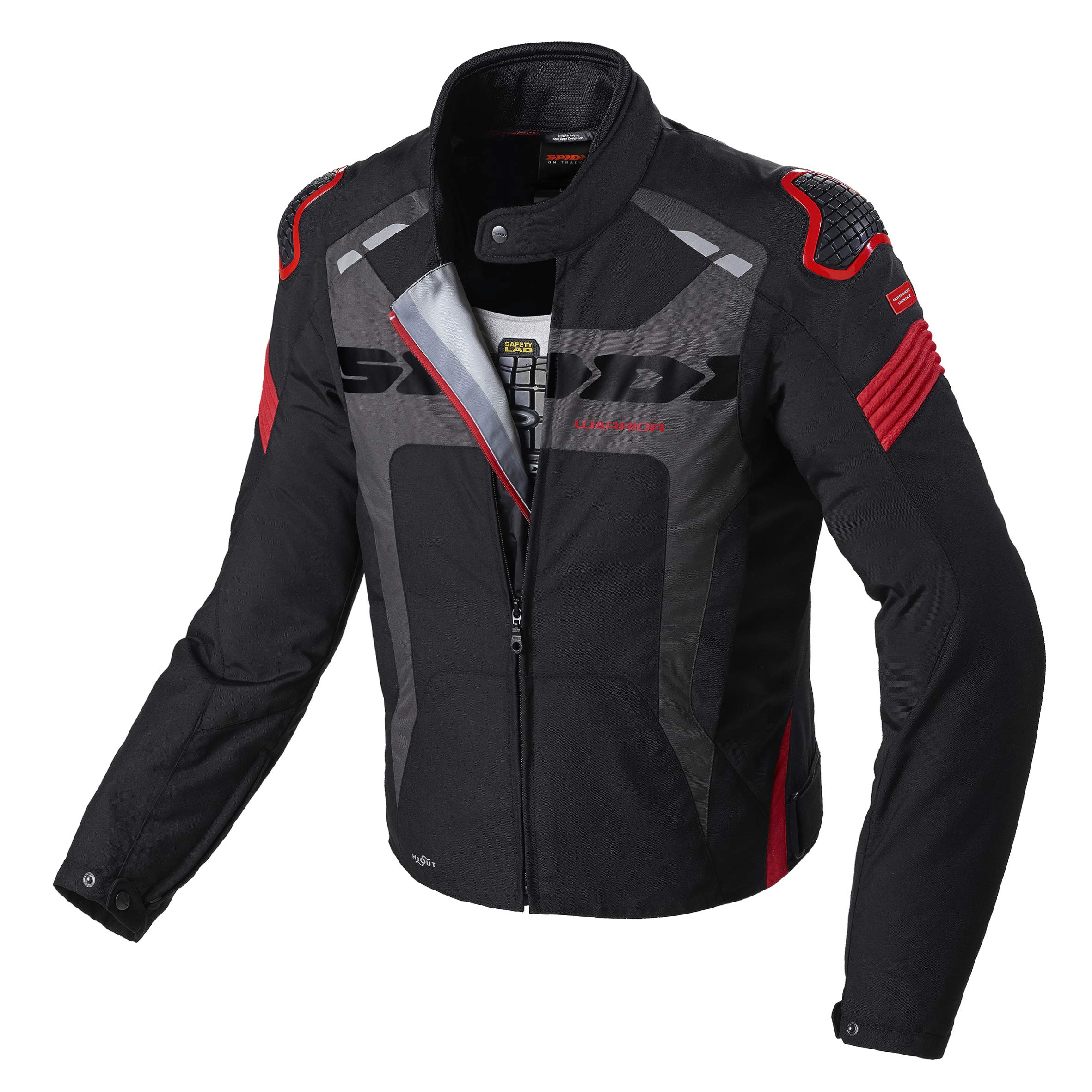 spidi-sport-warrior-h2out-blouson-moto-noir-xl-imperm-able image 7