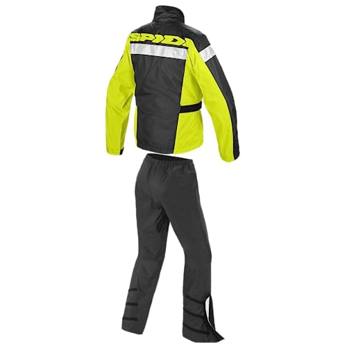 spidi-touring-rain-kit-combinaison-pluie-moto-jaune-l image 5