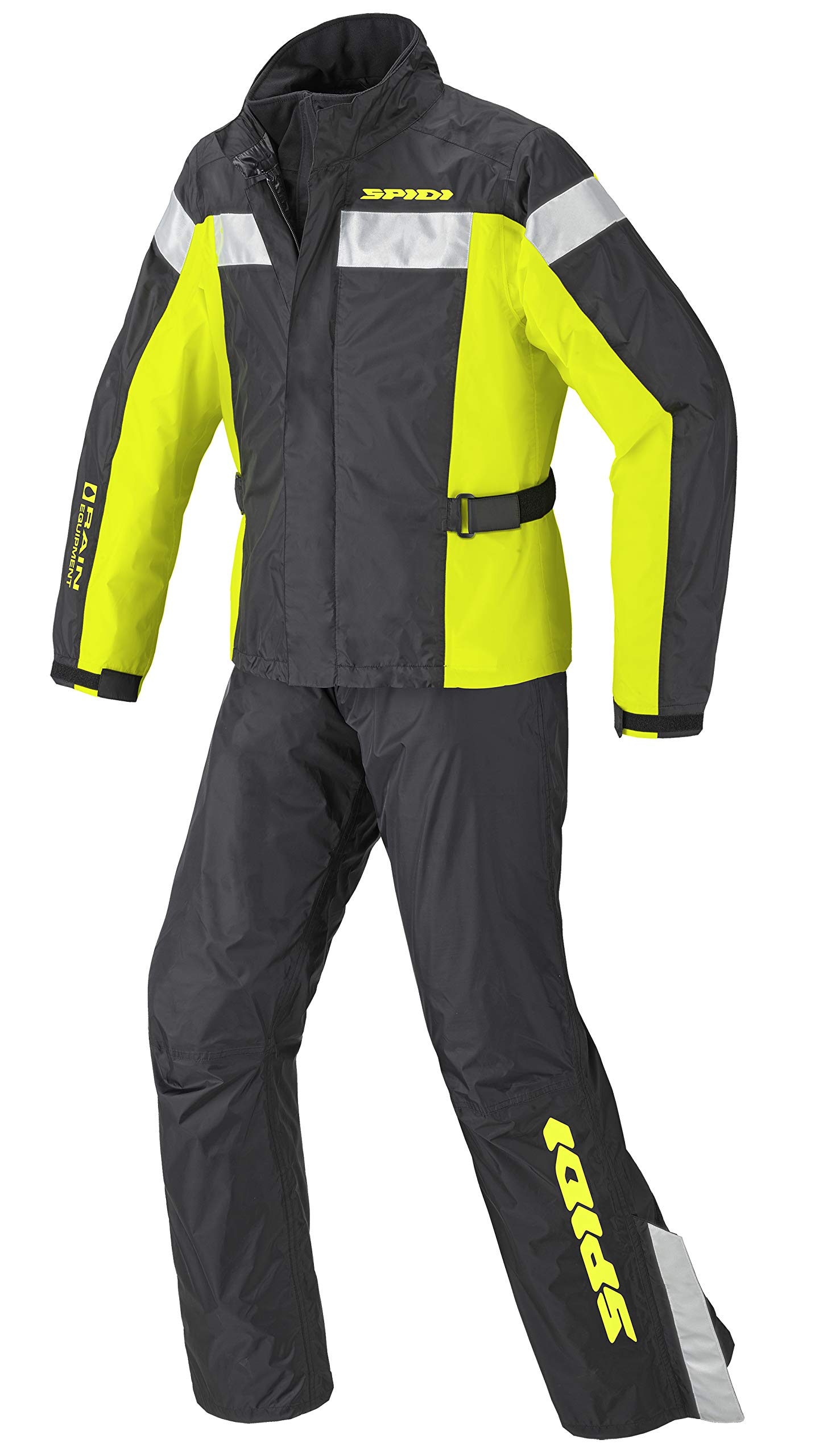 spidi-touring-rain-kit-combinaison-pluie-moto-jaune-l image 1