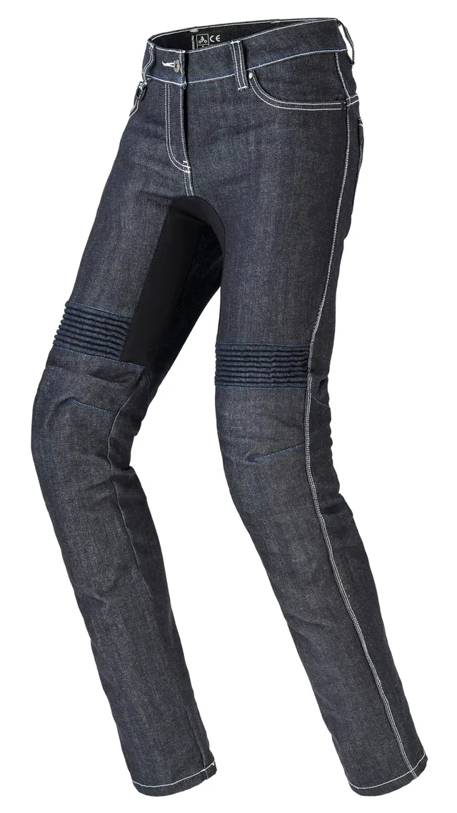 spidi-furious-pro-lady-jean-moto-femme-aa-blue-dark-used image 1