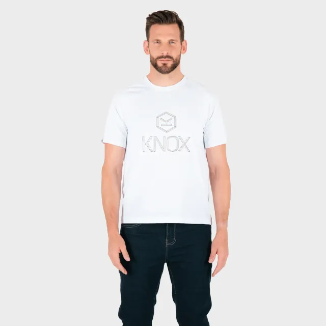 knox-embroidery-t-shirt-moto-coton-noir image 1