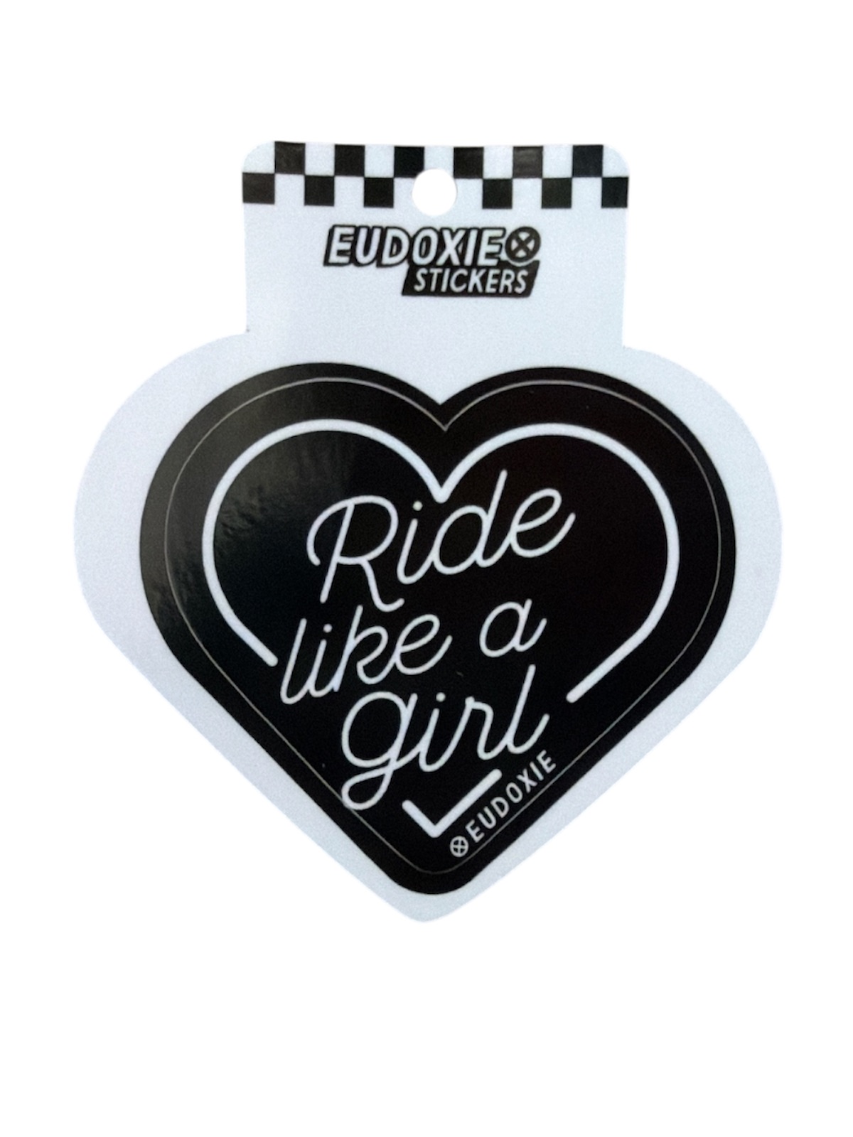 eudoxie-stickers-ride-like-a-girl-autocollant-waterproof image 1